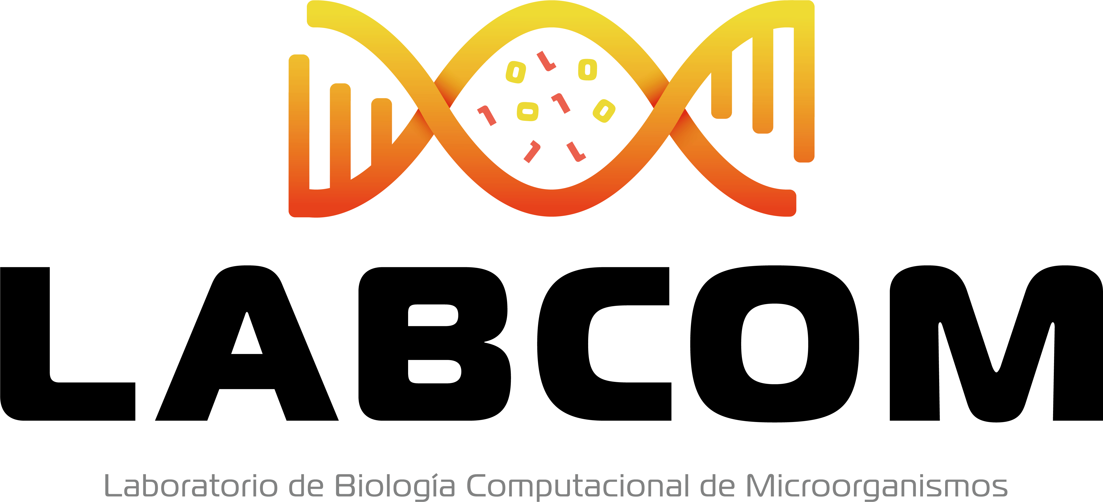 Logo for Laboratorio de Biología Computacional de Microorganismos.